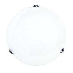 Πλαφονιέρα Λευκή 25cm ATHENA OKTAY