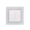 Διακόπτης 2-πλός A/R Elitra Plus Glass 1 Διακόπτης 2-πλός A/R Elitra Plus Glass