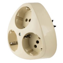 Πρίζα σούκο χωνευτή τριπλή 1