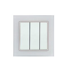 Διακόπτης 3-πλός Elitra Plus Glass