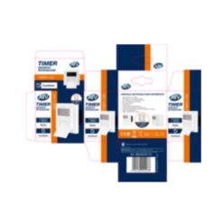 Χρονοδιακόπτης χωνευτός ή επίτοιχος ψηφιακός εβδομαδιαίος GAO 8