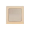 Διακόπτης Ακραίος A/R Elitra Plus Metal Satin Steel 1 Διακόπτης Ακραίος A/R Elitra Plus Metal