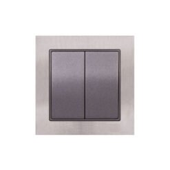 Διακόπτης 2-πλός A/R Elitra Plus Metal