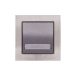 Μπουτόν Επιγραφής με Φως 12V Elitra Plus Metal