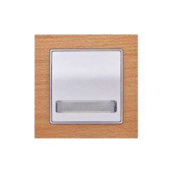 Μπουτόν Επιγραφής με Φως 12V Elitra Plus Wood