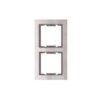 Πλαίσιο 2-πλό Κάθετο Elitra Plus Metal Stainless Steel 1 Πλαίσιο 2-πλό Κάθετο Elitra Plus Metal