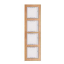 Πλαίσιο 4-πλό Κάθετο Elitra Plus Wood