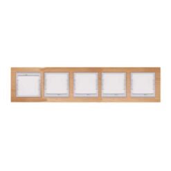 Πλαίσιο 5-πλό Οριζόντιο Elitra Plus Wood