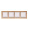 Πλαίσιο 4-πλό Οριζόντιο Elitra Plus Wood Wenge 2 Πλαίσιο 4-πλό Οριζόντιο Elitra Plus Wood