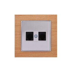 Πρίζα Τηλεφώνου 2-πλή RJ12 C3 Elitra Plus Wood