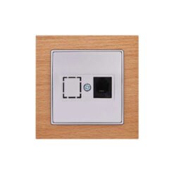 Πρίζα Τηλεφώνου Μονή RJ12 C3 Elitra Plus Wood