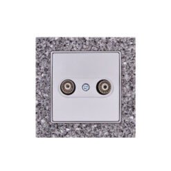 Πρίζα Τηλεόρασης + FM Διέλευσης Elitra Plus Corian