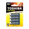 Μπαταρίες αλκαλικές LR 06 (AA) 4T TOSHIBA 2