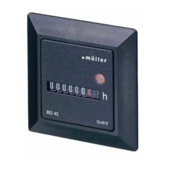 Ωρομετρητής Χωνευτός DC 72x72 Hugo Müller BG40.37
