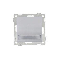 Μπουτόν Επιγραφής με Φως LED 12V Daria Inox