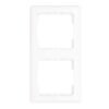 Πλαίσιο Διακοπτών Διπλό Κάθετο Λευκό Daria Mutlusan 2