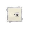 Πρίζα Data Μονή 1xRJ45 C6 Daria Μπεζ 1 Πρίζα Data Μονή 1xRJ45 C6 Daria Μπεζ 1