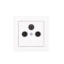 Πρίζα Τηλεόρασης Δορυφορική 3-πλή Daria