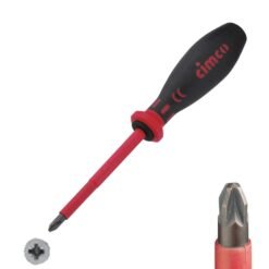 Κατσαβίδι χειρός 1000V μόνωση Pozidriv-Σταυρός PZ1 x 80 mm CIMCO 117741