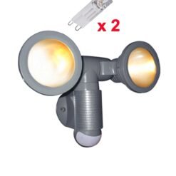 Φωτιστικό με Ανιχνευτή Κίνησης Γκρι 120W McDouble