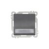 Μπουτόν Επιγραφής με Φως LED 12V Daria Dark Gray 1 Μπουτόν Επιγραφής με Φως LED 12V Daria Dark Gray 1