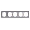 Πλαίσιο Πενταπλό Οριζόντιο Daria Dark Gray
