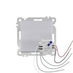 Ρεοστάτης για LED με ουδέτερο Daria Inox