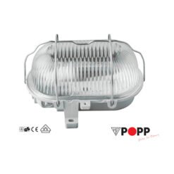 Φωτιστικό Χελώνα 60W με Πλέγμα Κουμπωτό Λευκή