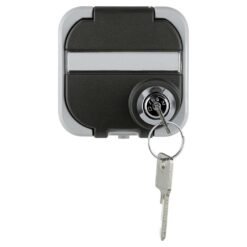 Στεγανή Πρίζα Σούκο με Κάλυμμα, Επιγραφή και Κλειδαριά Aqua-Top Γκρί 3