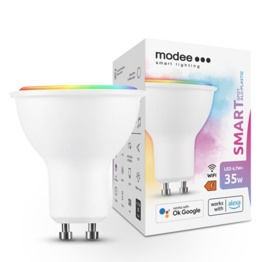 Modee Lighting Smart LED Λάμπα (Tuya Wi-Fi) GU10 (spot) 4,7W 110° RGB (400 lumen) 3