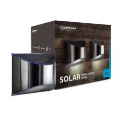 Modee Απλίκα Ηλιακή 6 lumens Ø80x45x100mm