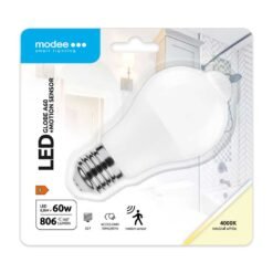 Modee A60 8,8W Smart Milky E27 4000K 806 lms με Ανιχνευτή Κίνησης