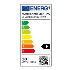 Modee LED Panel Στρογγυλό – Με Μετ/στή 18W 4000K (1530 lumen) A-series 4