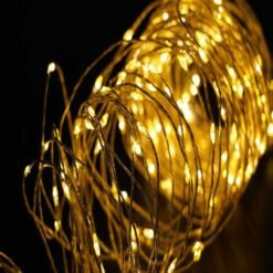 Modee Lighting (100LED/10m/10cm) LED Σειρά Χαλκός 230V με Πρόγραμμα Θερμό Λευκό 4