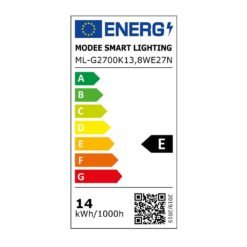 Modee LED Globe A60 13,8W E27 270° 2700K (1521 lumen) ERP 4