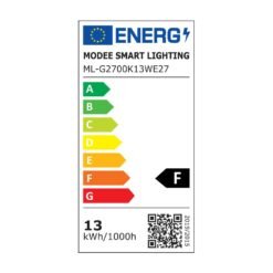 Modee LED Globe A60 13,0W E27 270° 2700K (1350 lumen) ERP 4