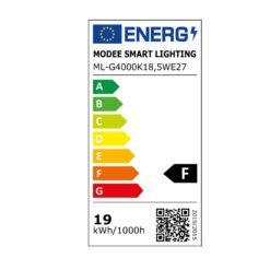 Modee LED Globe A60 18,5W E27 270° 4000K (1900 lumen) ERP 4
