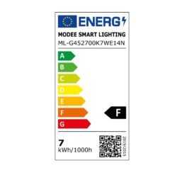 Modee LED Modee LED Globe Mini G45 7W E14 180° 2700K (700 lumen) ERP 4