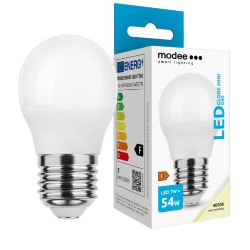 Modee LED Modee LED Globe Mini G45 7W E27 180° 4000K (700 lumen) ERP 3