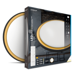 Modee Πλαφονιέρα 96W LED A-H101  2x48W 3CCT D510x75mm + Τηλεχειριστήριο (9120 lumen)