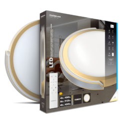 Modee Πλαφονιέρα 96W LED A-C206 2x48W 3 CCT D510x75mm + Τηλεχειριστήριο (9120 lumen)