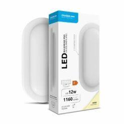 Modee LED Χελώνα Oval 12W 4000K (195x94x38mm) IP65 (1080 lumen) Λευκή ERP