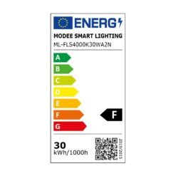 Modee LED Προβολέας A2-Σειρά Slim 30W 120° 4000K (2700 lumen) ERP 4