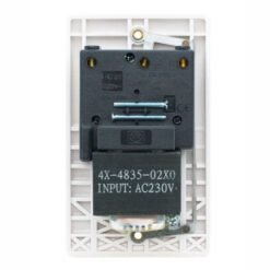 MK Logic Plus Πρίζα Ξυρίσματος Λευκή Ασφαλείας 2 Τάσεων με Κουτί 3