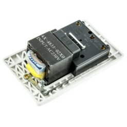 MK Logic Plus Πρίζα Ξυρίσματος Λευκή Ασφαλείας 2 Τάσεων με Κουτί 4