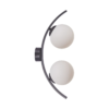 ZUMA LINE WALL LAMP HELIX 5015 2XE14 BLACK/WHITE 1