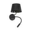 TK LIGHTING WALL LAMP MAJA 10203 1XE27+1XG9 BLACK 1