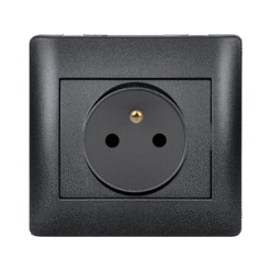 RHYME FRENCH TYPE SOCKET GRAPHITE METALLIC