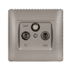 RHYME ΠΡΙΖΑ ТV+FM+SAT ΓΚΡΙ ΜΕΤΑΛΛΙΖΕ 1