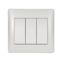 RHYME ΔΙΑΚΟΠΤΗΣ ΤΡΙΠΛΟΣ СХ.1 ΛΕΥΚΟ ΜΕΤΑΛΛΙΖΕ